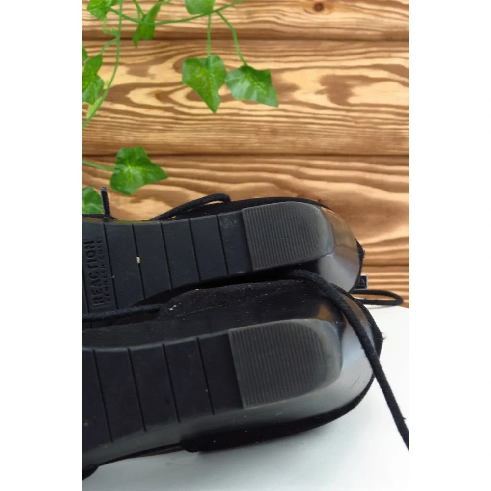 Kenneth‎ Cole Size 6.5 M Black Ankle Strap Synthetic Women Sandal Shoes